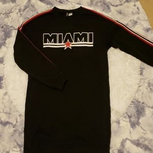 Black Sweatshirt dress